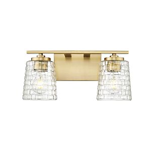 Saben  Bathroom Vanity Light in Vintage Brass by Millennium