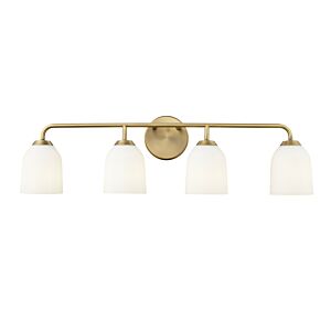 Norah  Bathroom Vanity Light in Vintage Brass by Millennium