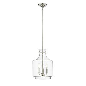 Mahannah  Pendant in Brushed Nickel by Millennium