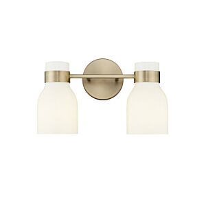 Corella  Bathroom Vanity Light in Modern Gold by Millennium