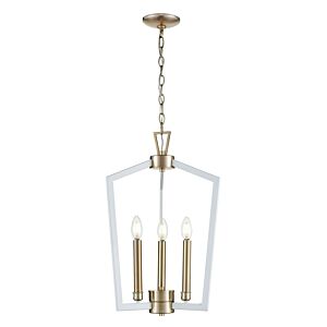 Lizabeth  Pendant in Matte White Modern Gold by Millennium