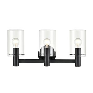 Apolla  Bathroom Vanity Light in Matte Black by Millennium