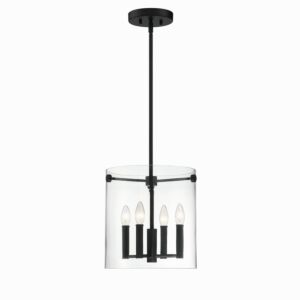 Vissi  Pendant in Matte Black by Millennium