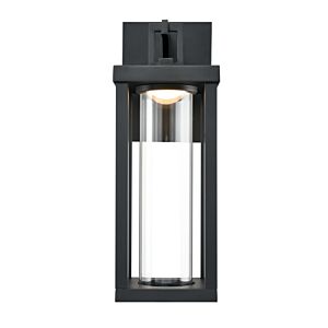 Dumont LED Outdoor Wall Sconce in Powder Coated Black by Millennium