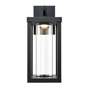 Dumont LED Outdoor Wall Sconce in Powder Coated Black by Millennium