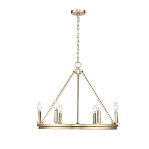 Carruth  Chandelier in Modern Gold by Millennium