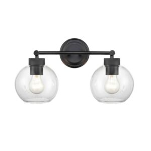 Jonatan  Bathroom Vanity Light in Matte Black by Millennium