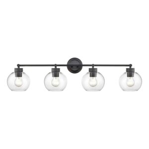 Jonatan  Bathroom Vanity Light in Matte Black by Millennium