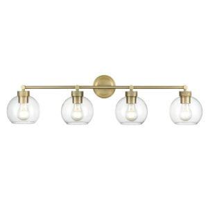 Jonatan  Bathroom Vanity Light in Vintage Brass by Millennium