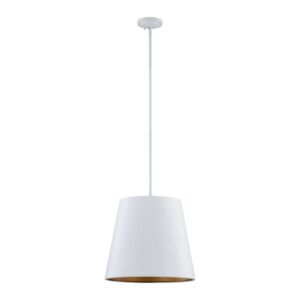 Allson  Pendant in Matte White by Millennium