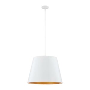 Allson  Pendant in Matte White by Millennium