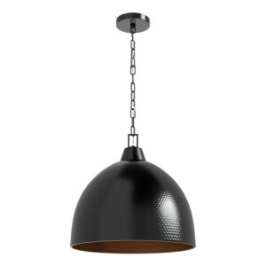 Arrco  Pendant in Black Stainless Steel by Millennium