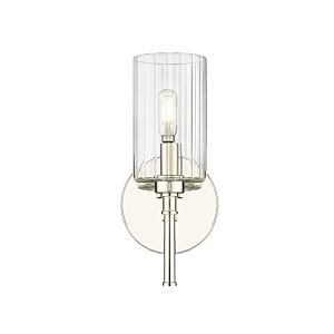 Chastine  Wall Sconce in Polished Nickel by Millennium