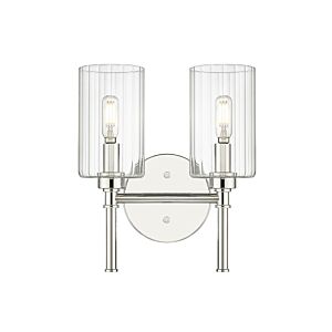 Chastine  Bathroom Vanity Light in Polished Nickel by Millennium