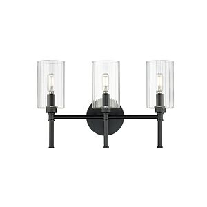 Chastine  Bathroom Vanity Light in Matte Black by Millennium