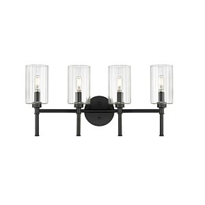 Chastine  Bathroom Vanity Light in Matte Black by Millennium