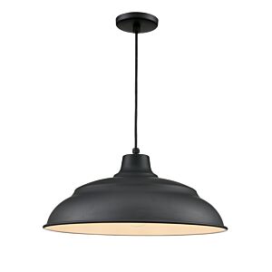 R Series  Pendant in Satin Black by Millennium