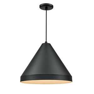 R Series  Pendant in Satin Black by Millennium