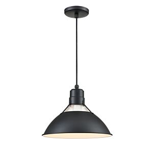 R Series  Pendant in Satin Black by Millennium