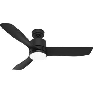 Bolsa 52"Ceiling Fan in Matte Black by Hunter