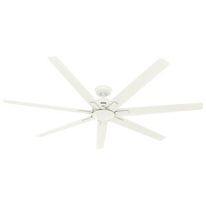 Downtown 72"Ceiling Fan in Matte White by Hunter