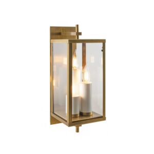 Back Bay  Outdoor Wall Sconce in Aged Brass by ELK Home