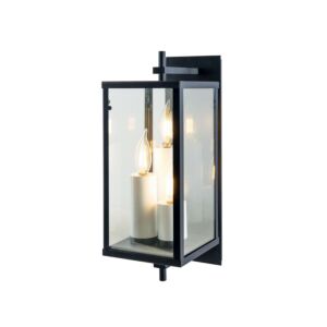 Back Bay  Outdoor Wall Sconce in Matte Black by ELK Home