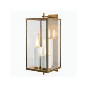 Back Bay  Outdoor Wall Sconce in Aged Brass by ELK Home