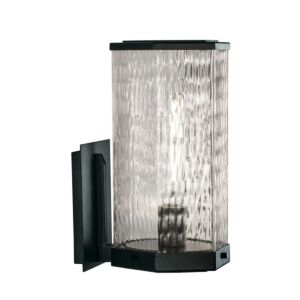 Polygon  Outdoor Wall Sconce in Matte Black by ELK Home