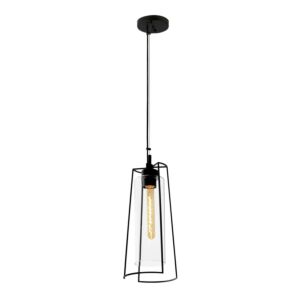 Cere  Pendant in Matte Black by ELK Home