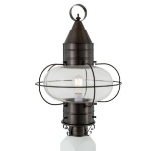 Classic Onion  Outdoor Post Lantern in Bronze by ELK Home