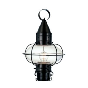 Classic Onion  Outdoor Post Lantern in Black by ELK Home