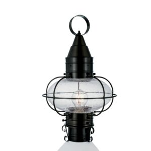 Classic Onion  Outdoor Post Lantern in Black by ELK Home