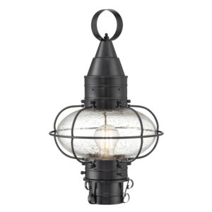 Classic Onion  Outdoor Post Lantern in Gunmetal by ELK Home