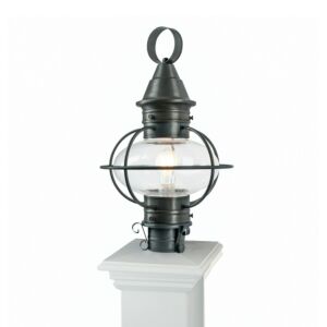 American Onion  Outdoor Post Lantern in Gunmetal by ELK Home