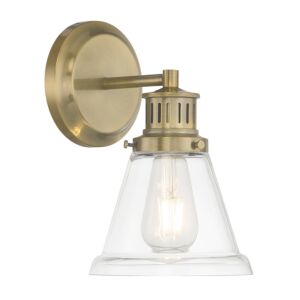 Alden  Bathroom Vanity Light in Antique Brass by ELK Home