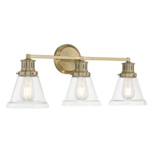 Alden  Bathroom Vanity Light in Antique Brass by ELK Home