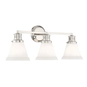 Alden  Bathroom Vanity Light in Polished Nickel by ELK Home