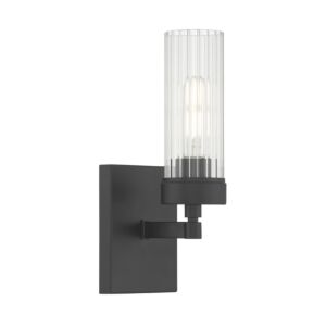 Lida  Bathroom Vanity Light in Matte Black by ELK Home