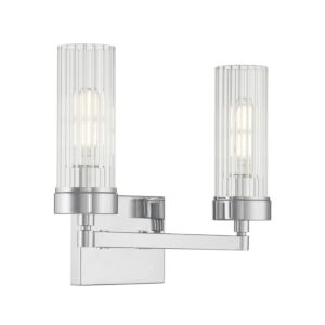 Lida  Bathroom Vanity Light in Chrome by ELK Home