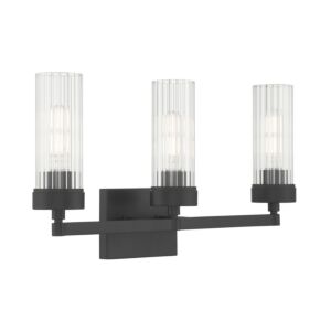 Lida  Bathroom Vanity Light in Matte Black by ELK Home