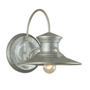 Budapest  Outdoor Wall Sconce in Galvanized by ELK Home