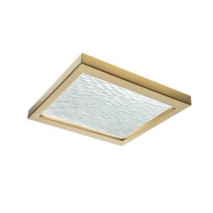 For Square LED Flush Mount in Satin Brass by ELK Home