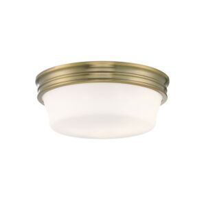 Galen  Flush Mount in Antique Brass by ELK Home