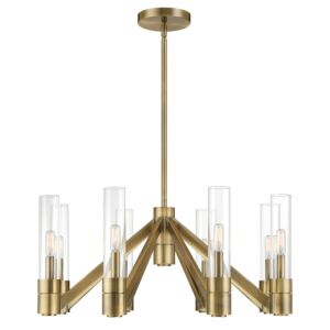 Rohe  Chandelier in Oxidized Brass by ELK Home