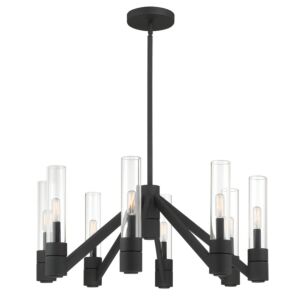 Rohe  Chandelier in Black Sand by ELK Home