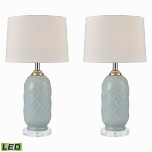 La Joliette LED Table Lamp in Pale Blue by ELK Home