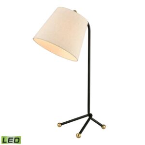 Pine Plains LED Table Lamp in Black by ELK Home