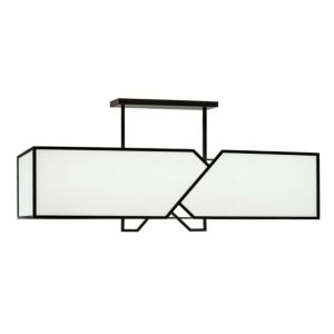 Moiselle  Linear Chandelier in Matte Black by ELK Home