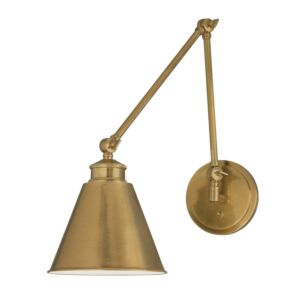 Aidan Moveable  Wall Sconce in Aged Brass by ELK Home